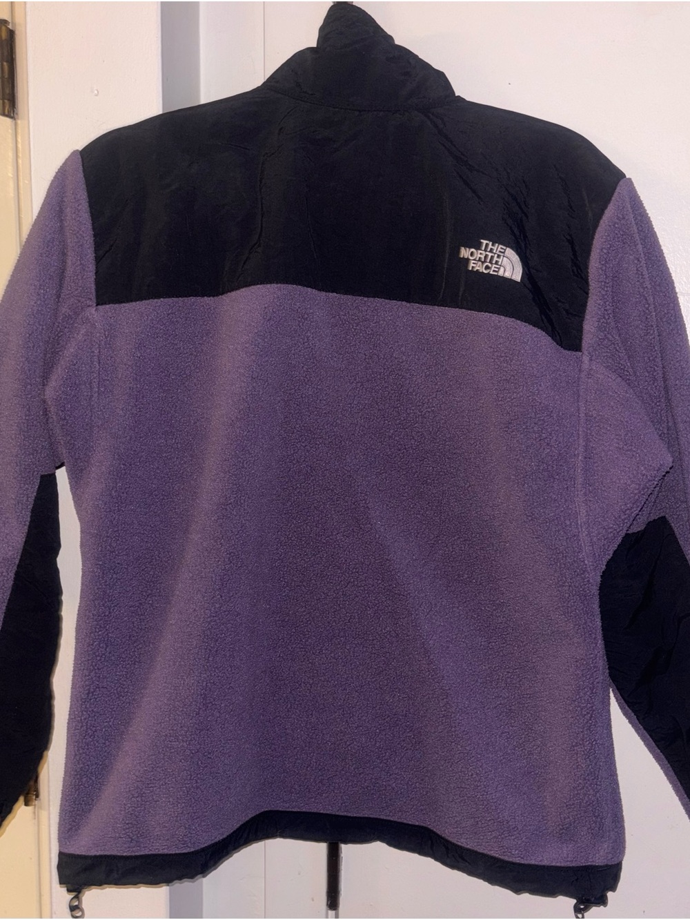 The North Face Purple and Black Women's Fleece Jacket - Picture 2 of 4
